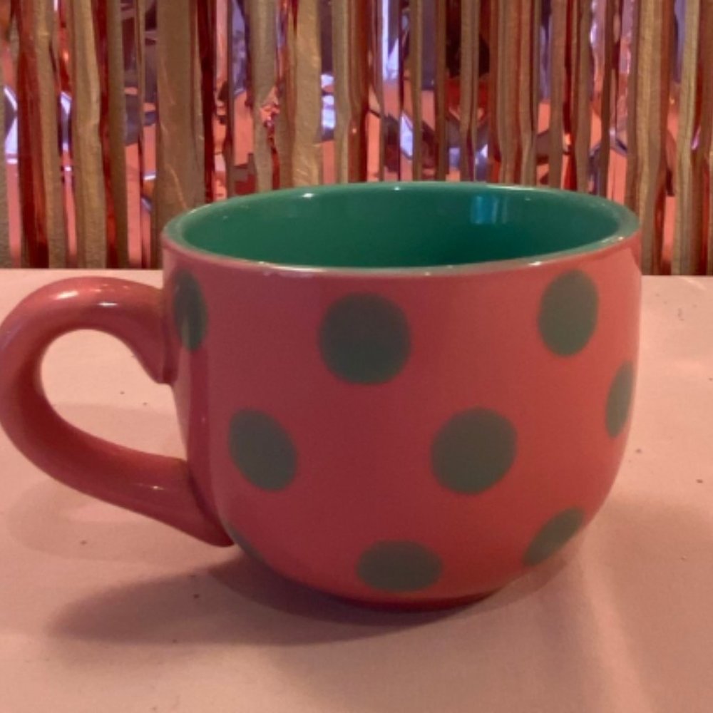Pink & Green Coffee Mug